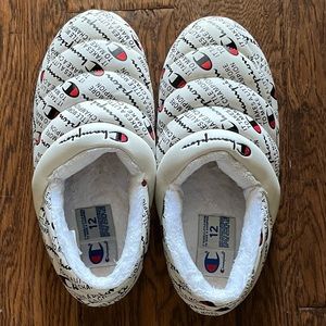 Champion All Over Logo Men’s Slippers